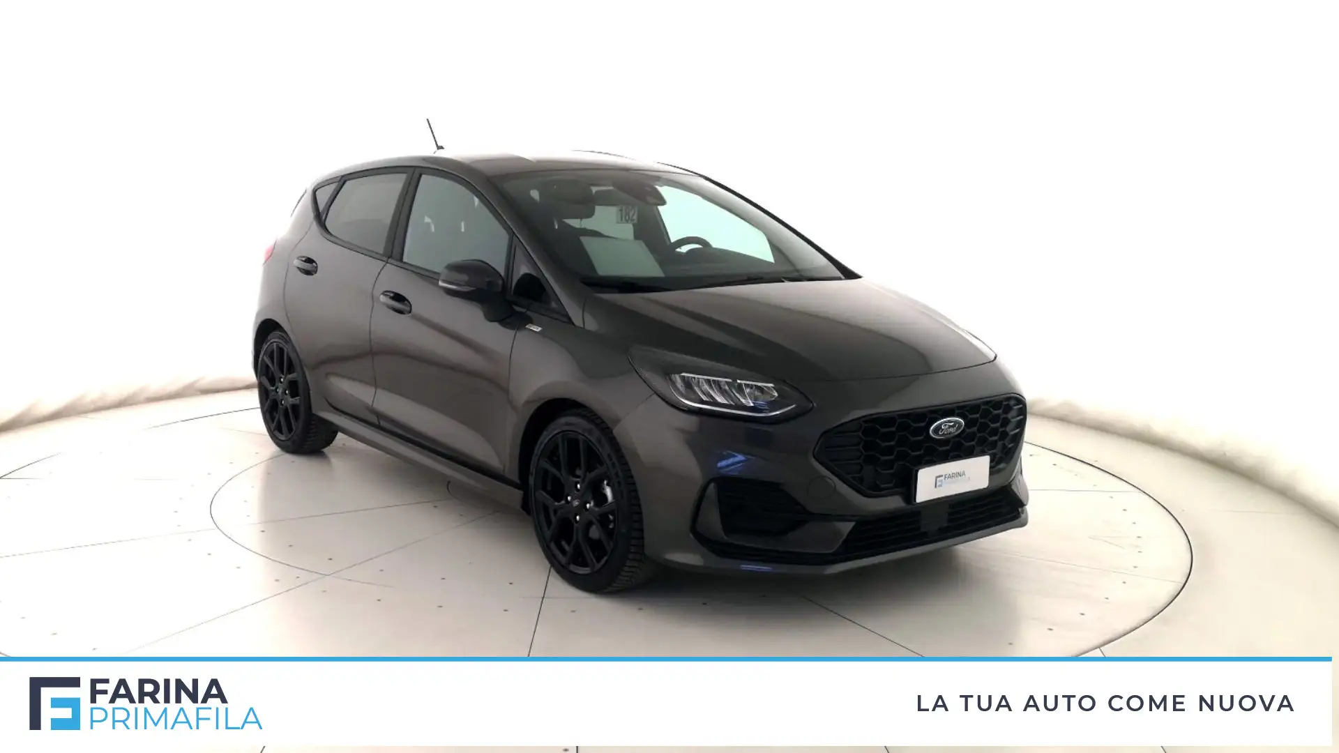 Ford Fiesta 5 Porte 1.0 EcoBoost Hybrid ST-Line X Gris - 2
