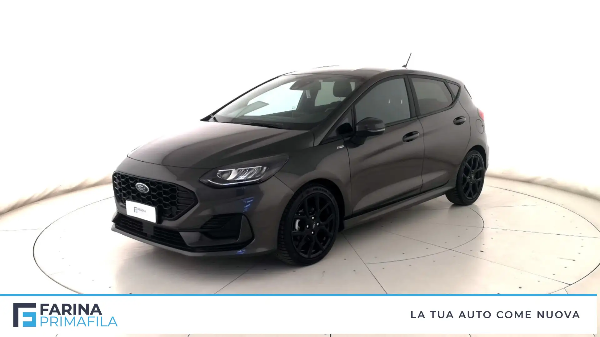 Ford Fiesta 5 Porte 1.0 EcoBoost Hybrid ST-Line X Gris - 1