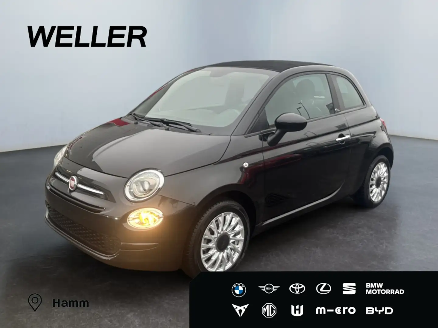 Fiat 500C 1.0 GSE Hybrid Club *CarPlay*PDC hi*LMF*DAB* Schwarz - 1