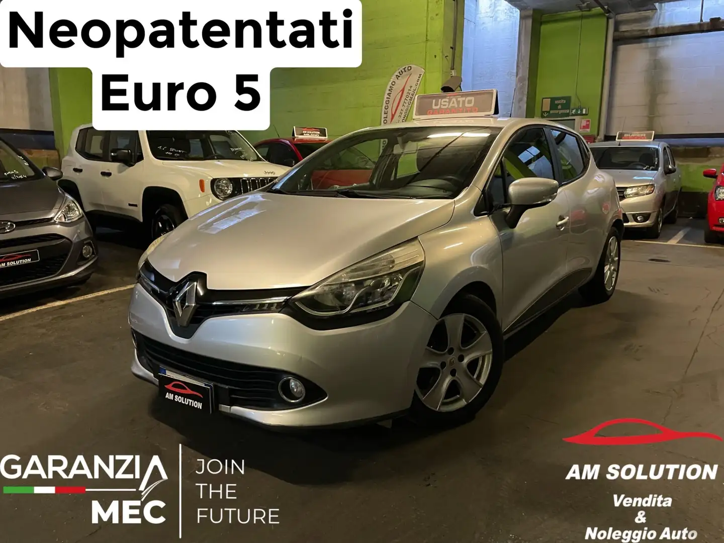 Renault Clio Clio 1.2 Neopatentati Euro 5 Argent - 1
