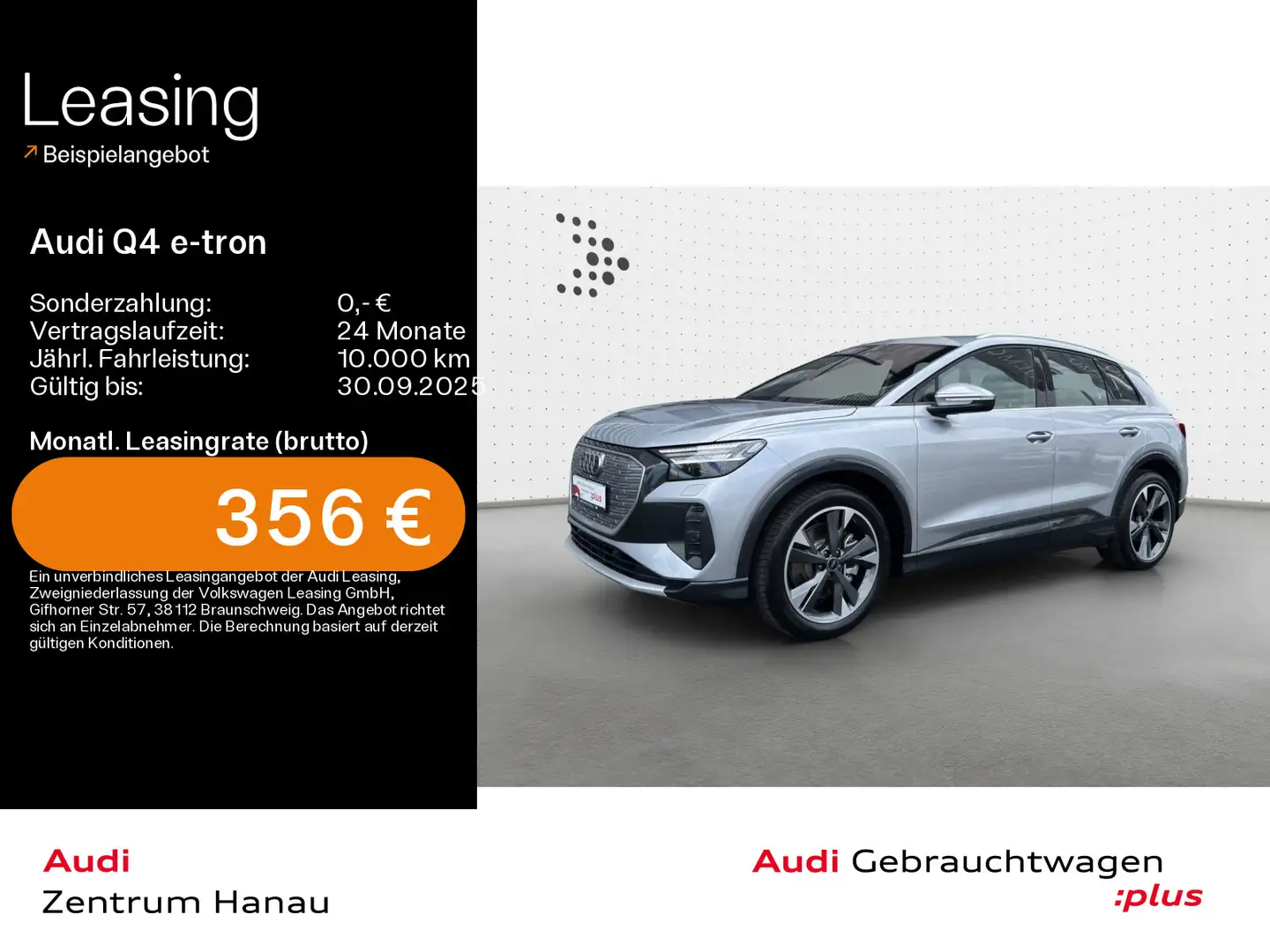 Audi Q4 e-tron 45 advanced*NAVI-PLUS*MATRIX*VIRTUAL*H Argintiu - 1