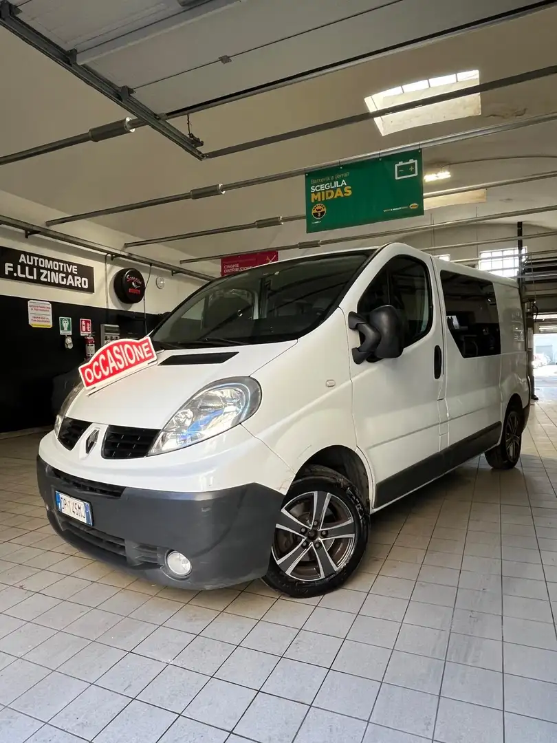Renault Trafic autocarro 6 posti benzgpl euro4!!!!!!! Bianco - 2