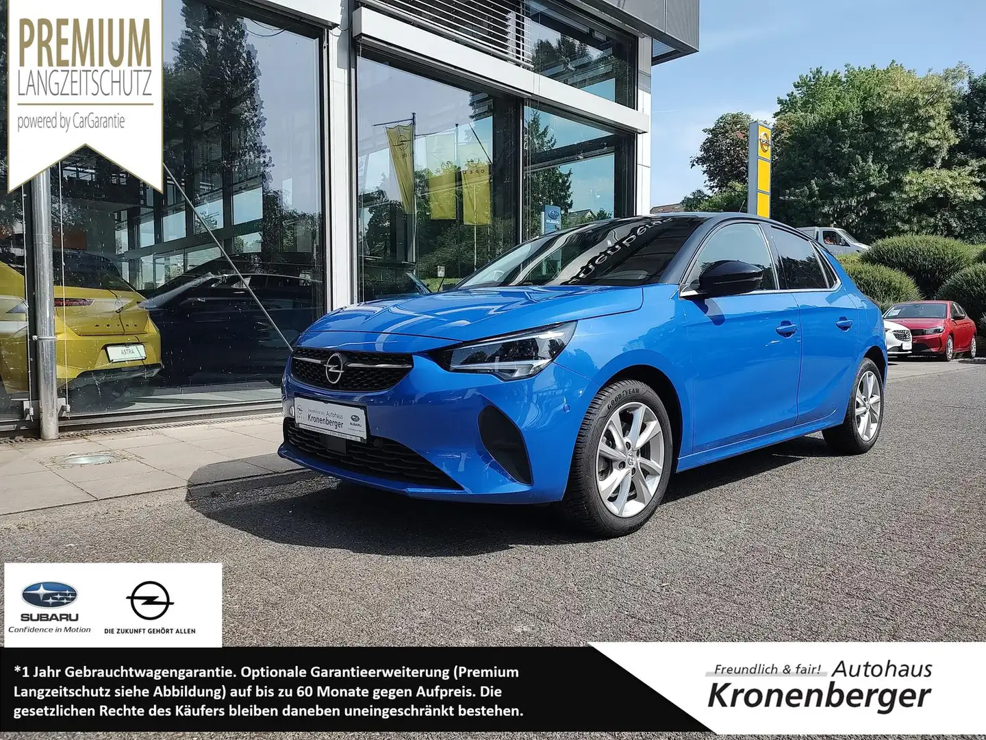 Opel Corsa F 1.2 Elegance Automatik Allwetter Blu/Azzurro - 1