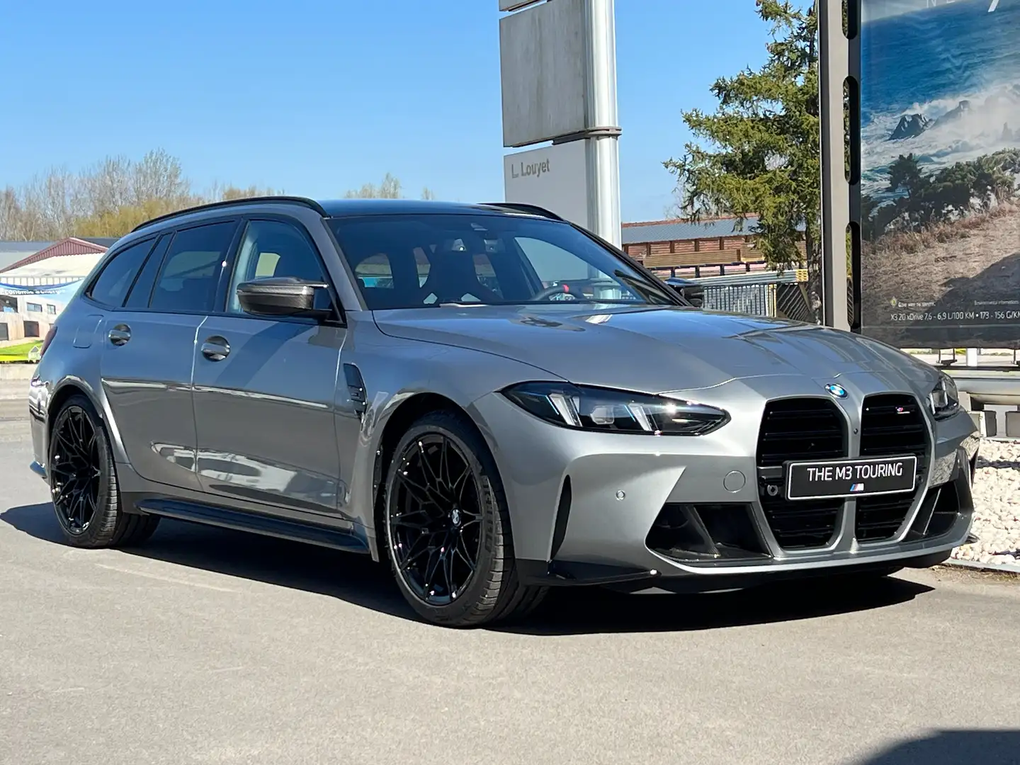 BMW M3 Competition M xDrive Touring / 360° / M Carbon Grijs - 1