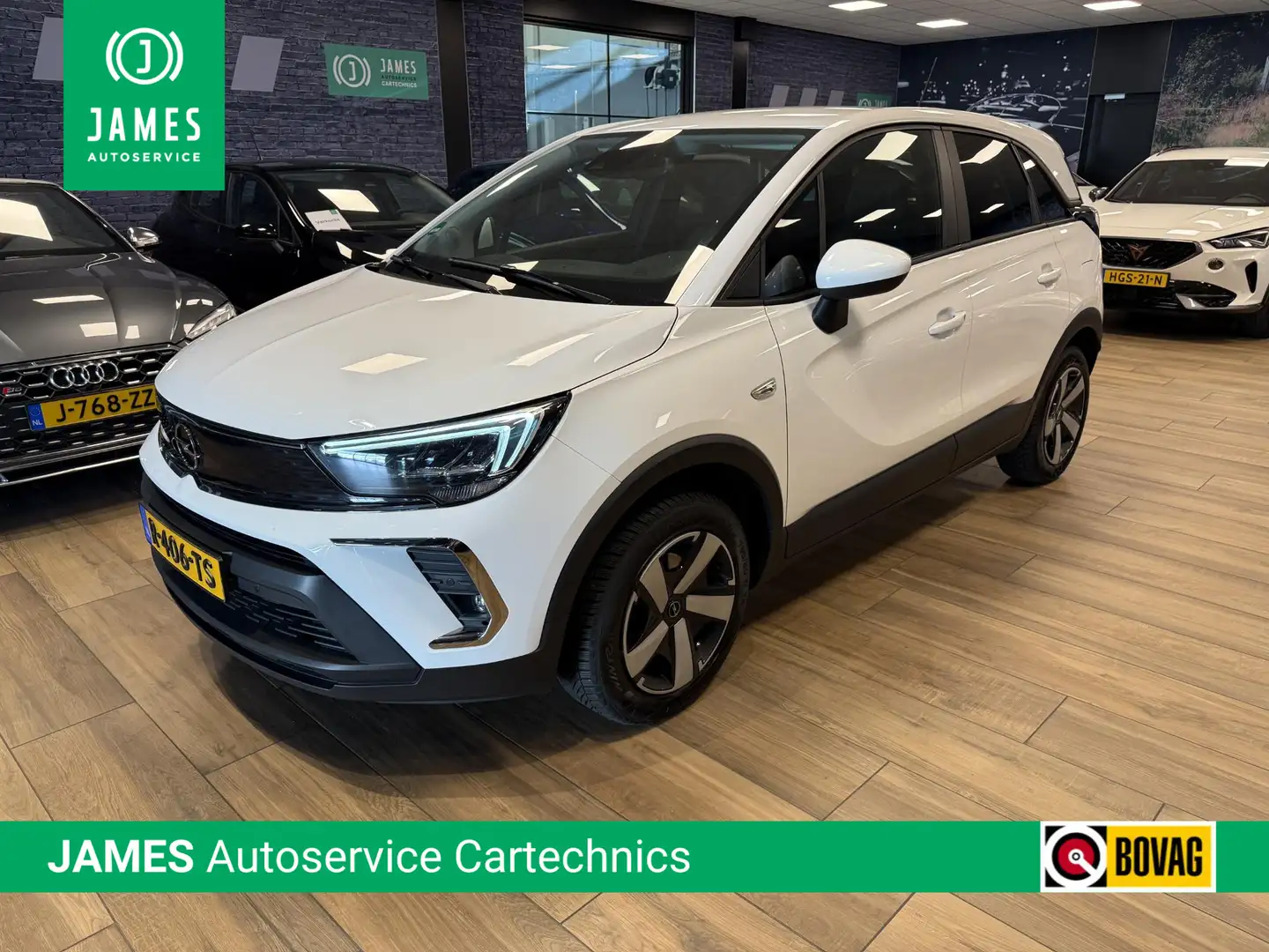 Opel Crossland 1.2 Turbo Elegance |Stoel-Stuurverwarm|PDC|Winterb Blanc - 1
