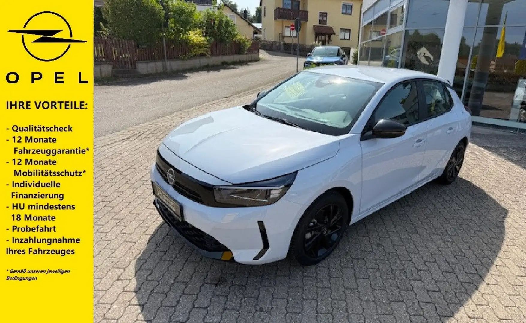 Opel Corsa -F "Edition" 1.2T/ 100 PS SHZ Parkpilot Blanc - 1