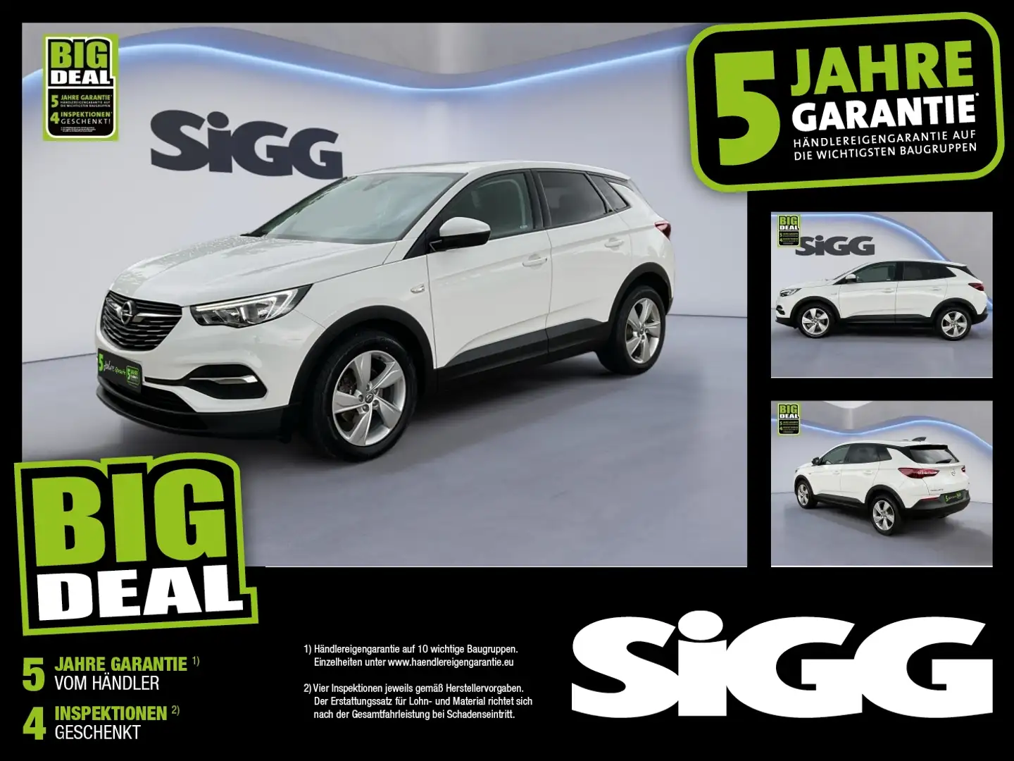 Opel Grandland X 1.2 Turbo Edition - Kauftipp! Bianco - 1