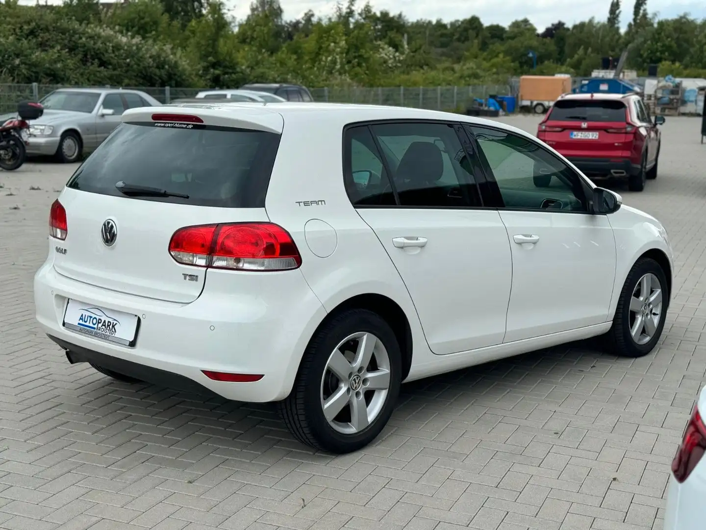 Volkswagen Golf VI Team SHZ/Tempomat/Parkpilot/Klima Blanc - 2