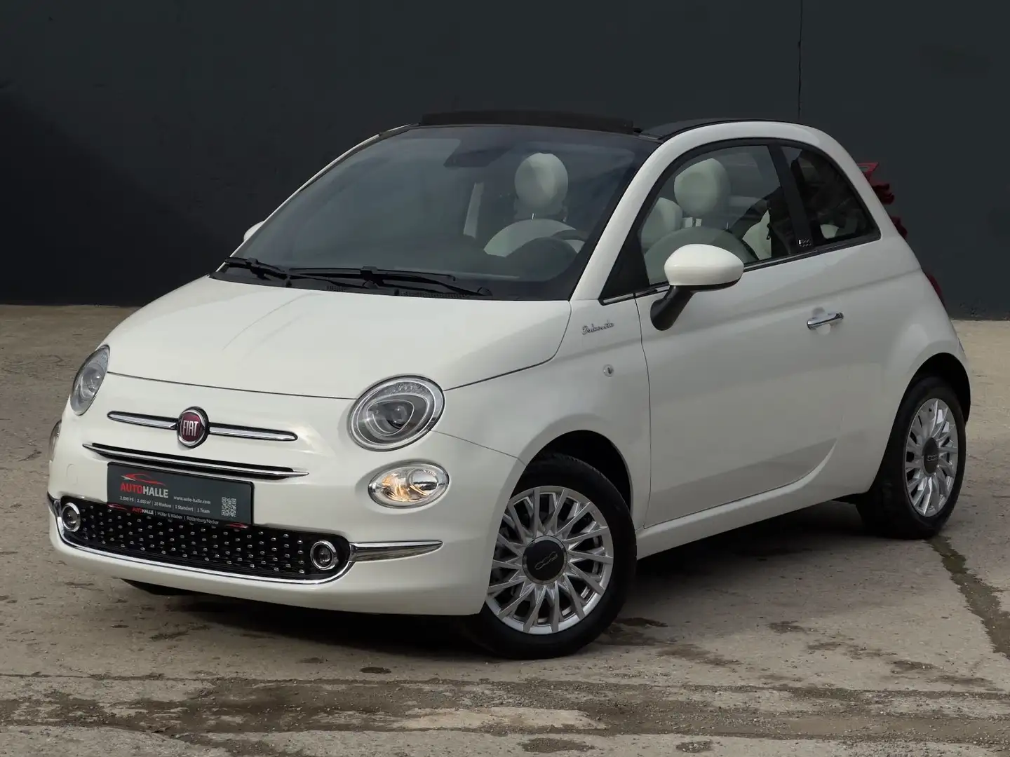 Fiat 500C 1.0 GSE DolceVita Temp CarPlay/Android PDC Weiß - 1