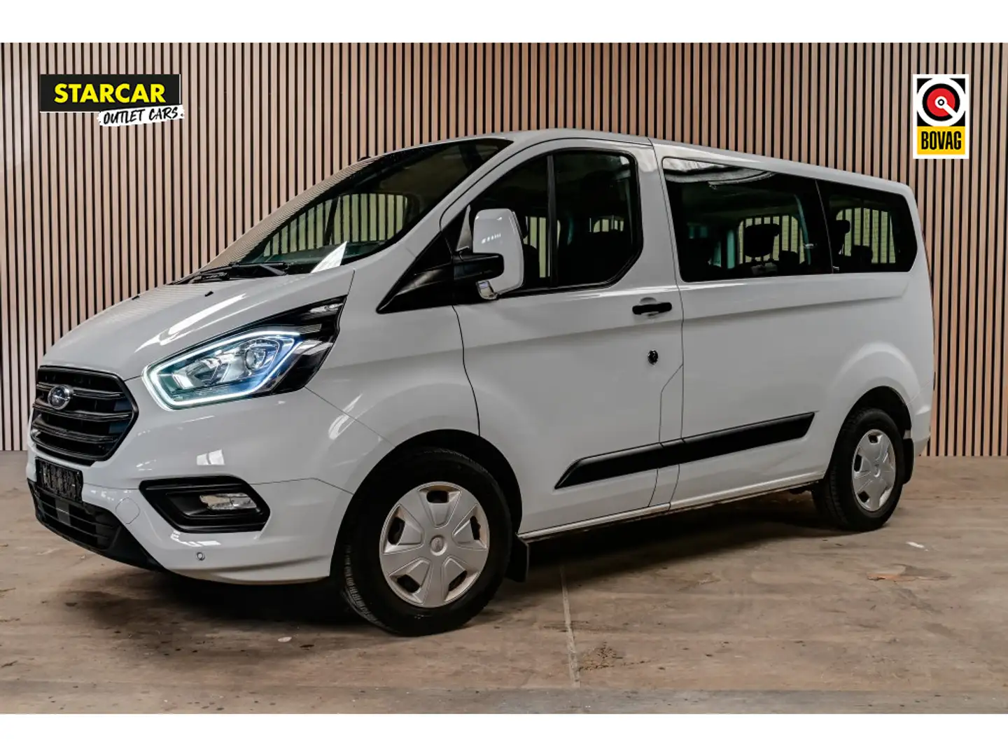 Ford Transit Custom 2.0 TDCI | 9 persoons | € 33.759 Incl BTW | L1H1 3 Blanco - 1