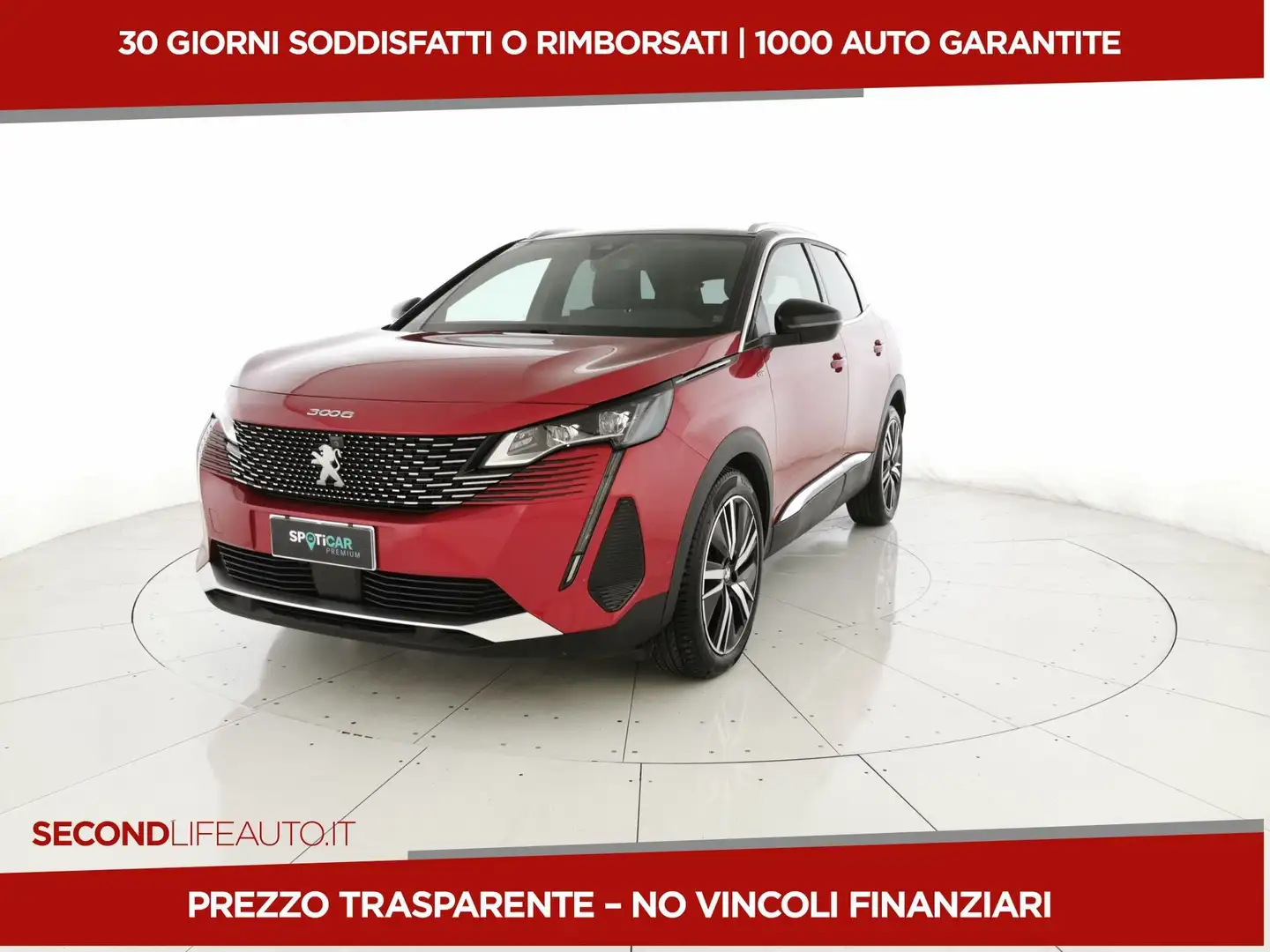 Peugeot 3008 1.5 bluehdi GT Pack s&s 130cv eat8 Rojo - 1