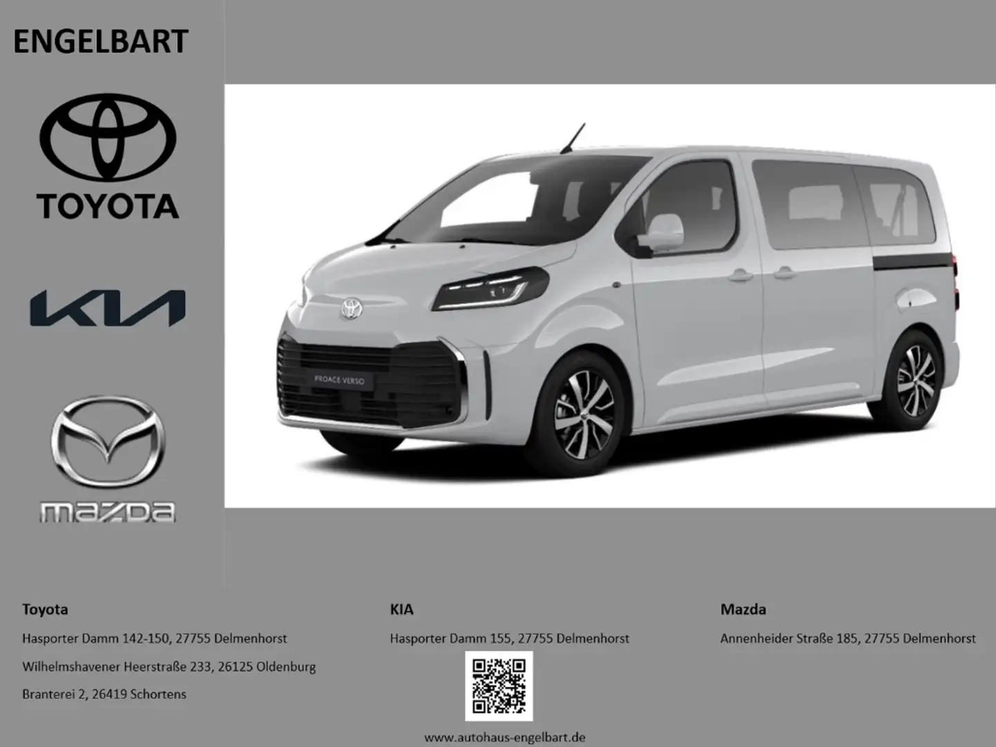 Toyota Proace Verso L1 2.0 D4D Teamplayer 8-Sitzer White - 1