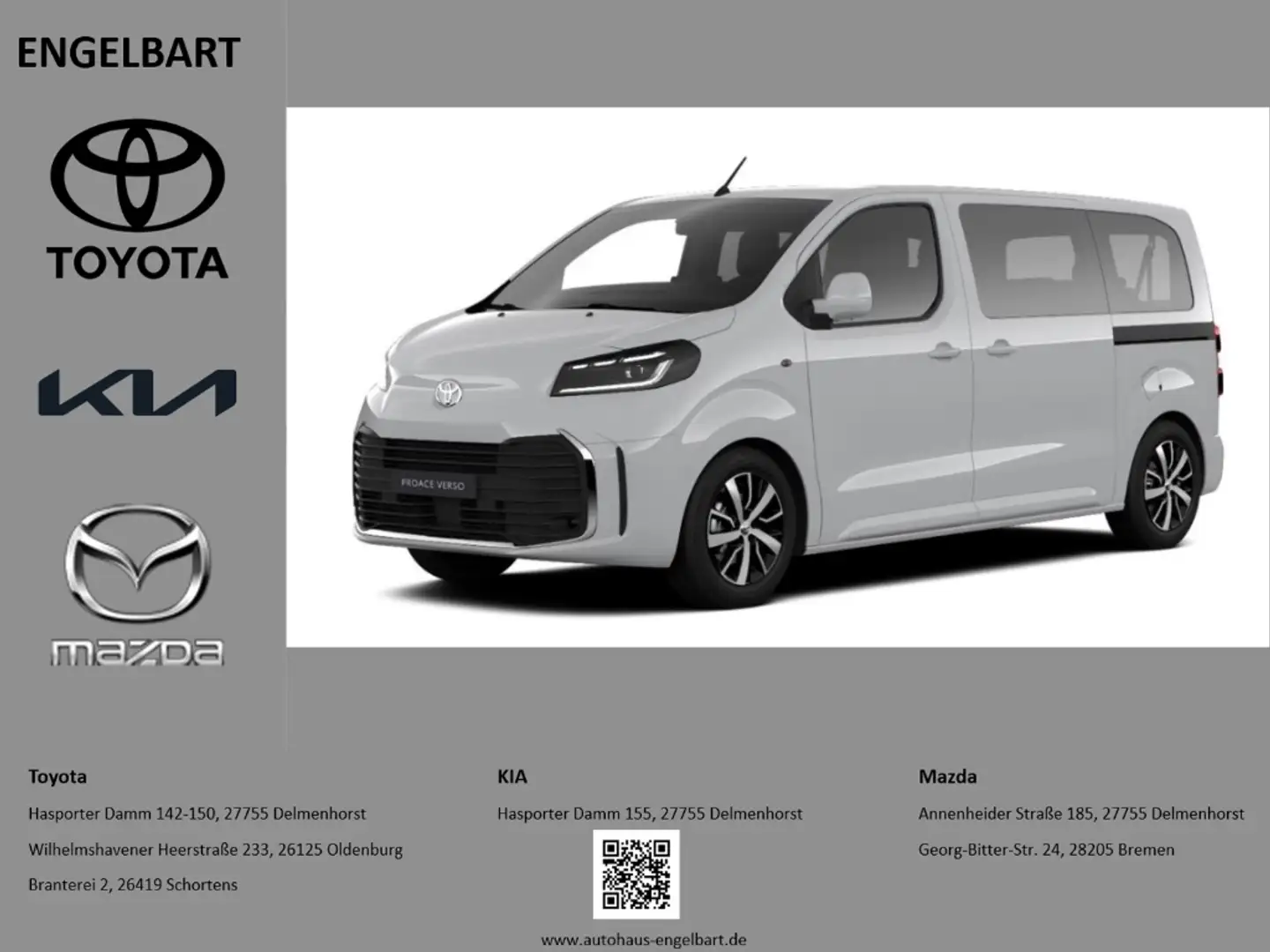 Toyota Proace Verso L1 2.0 D4D Teamplayer 8-Sitzer Blanc - 1