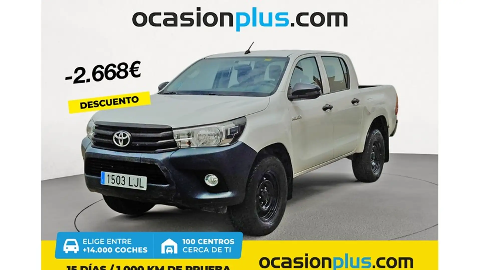 Toyota Hilux Cabina Doble GX Blanco - 1