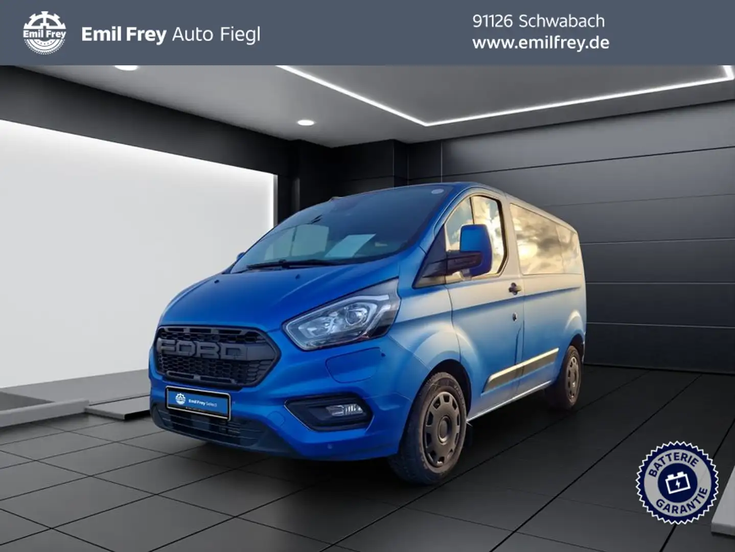 Ford Transit Custom 320 L1H1 VA 1.0 EcoBoost PHEV Trend Bleu - 1