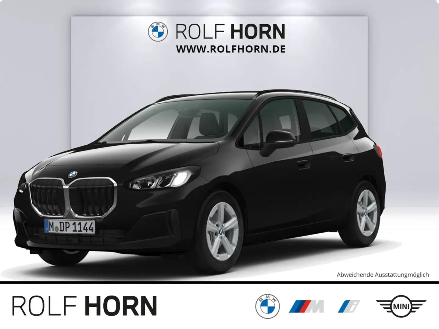 BMW 218 d Active Tourer Autom Navi AHK Klima Sitzhzg Schwarz - 1