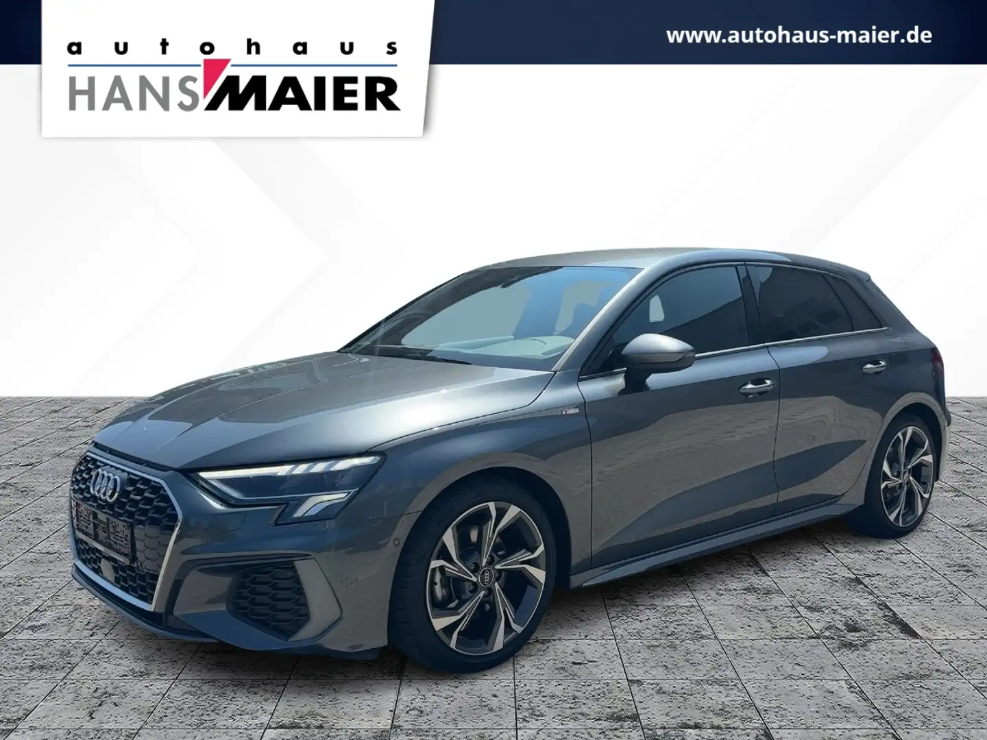Audi A3 Sportback 35 TFSI S line Gris - 1