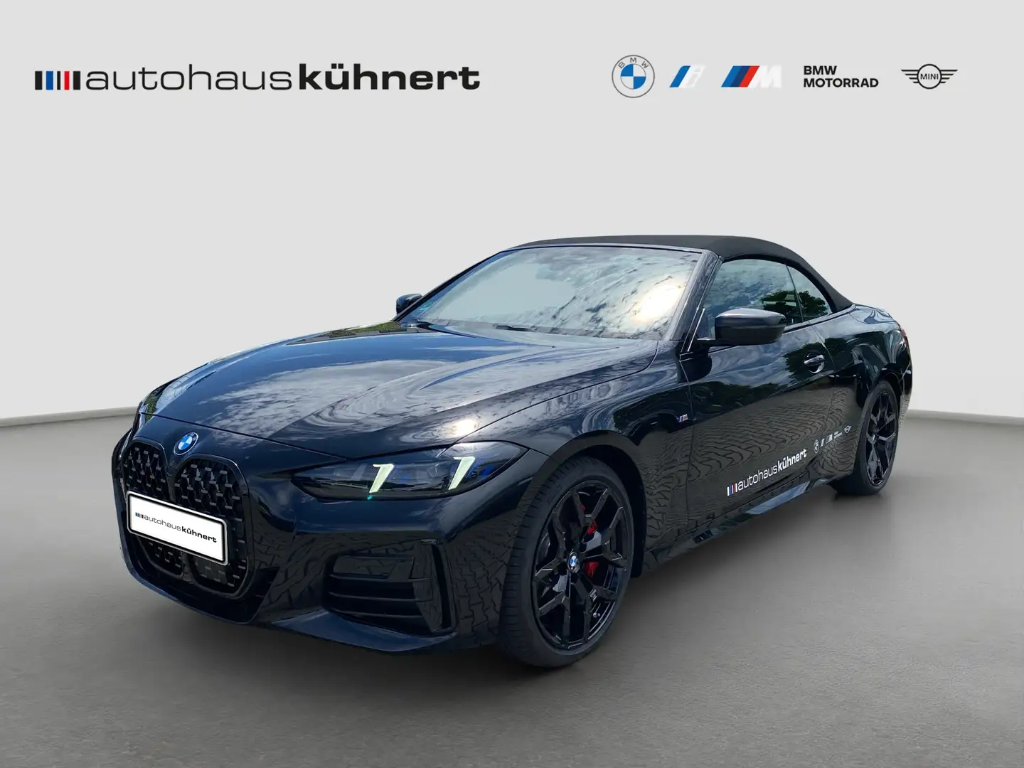 BMW 420 d Cabrio LED ACC ///M-Sport SpurAss 360° AHK Black - 1