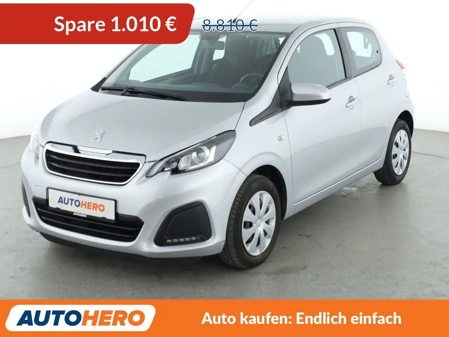 Peugeot 108 1.0 VTi Active*KLIMA*USB*GARANTIE* Grau - 1