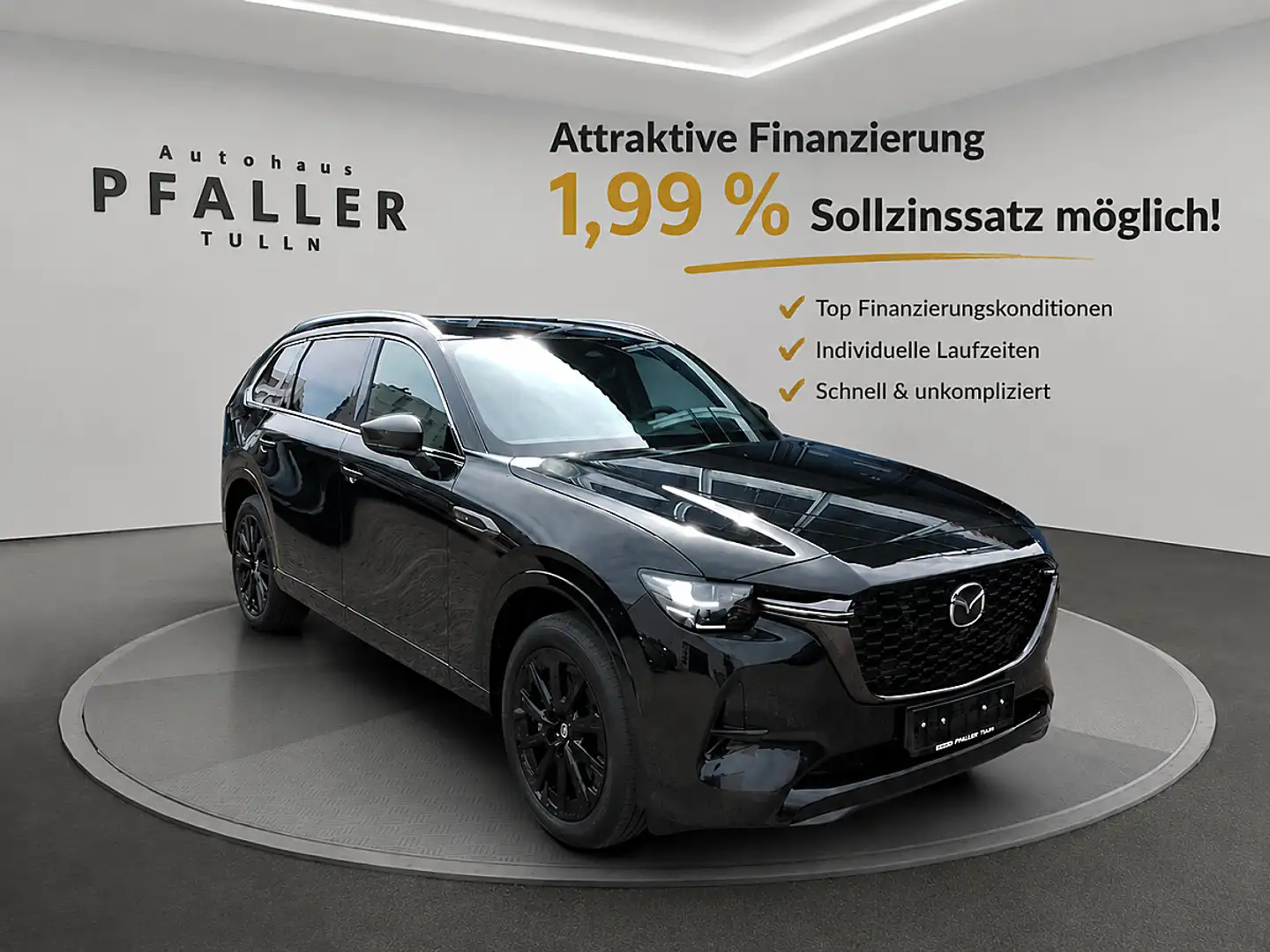 Mazda CX-80 2.5L e-SKYACTIV PHEV AWD Homura Plus Aut. Schwarz - 1