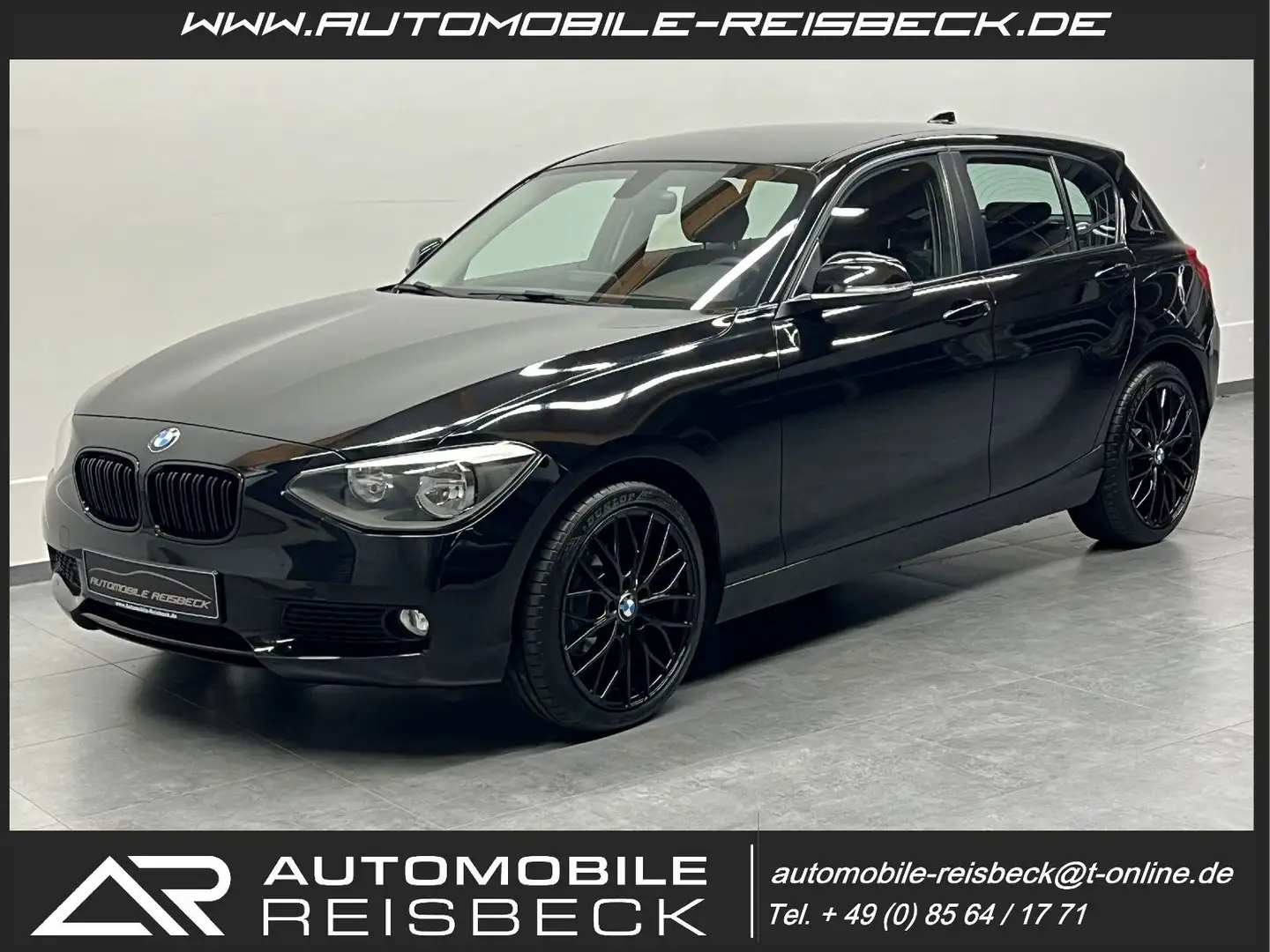 BMW 114 i 5-trg.*18Zoll*Blackline*Klima*Sitzhzg.*PDC* Czarny - 1