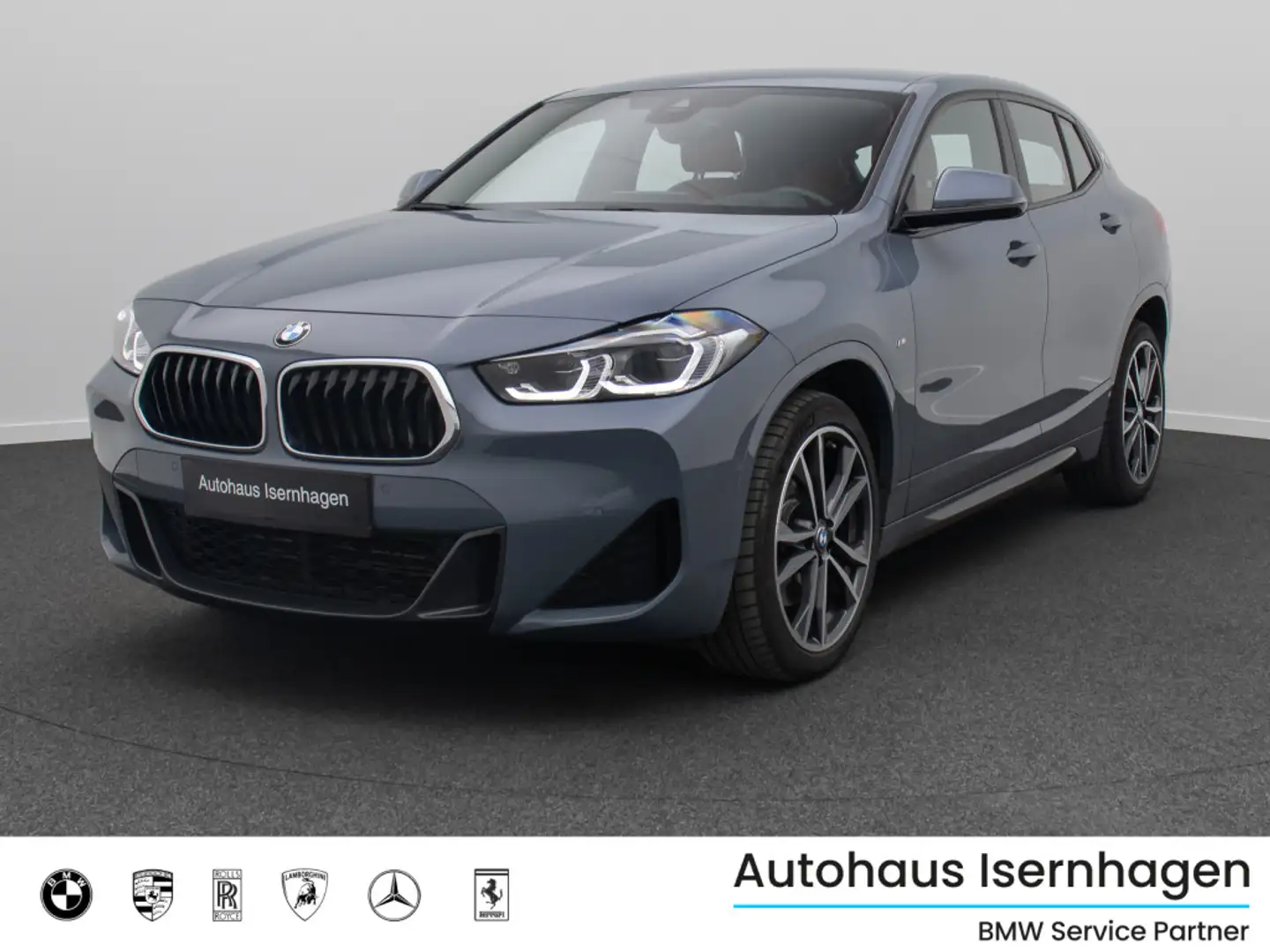 BMW X2 xD20i M Sport Parkassist HUD DAB HiFi Komfort Gris - 1