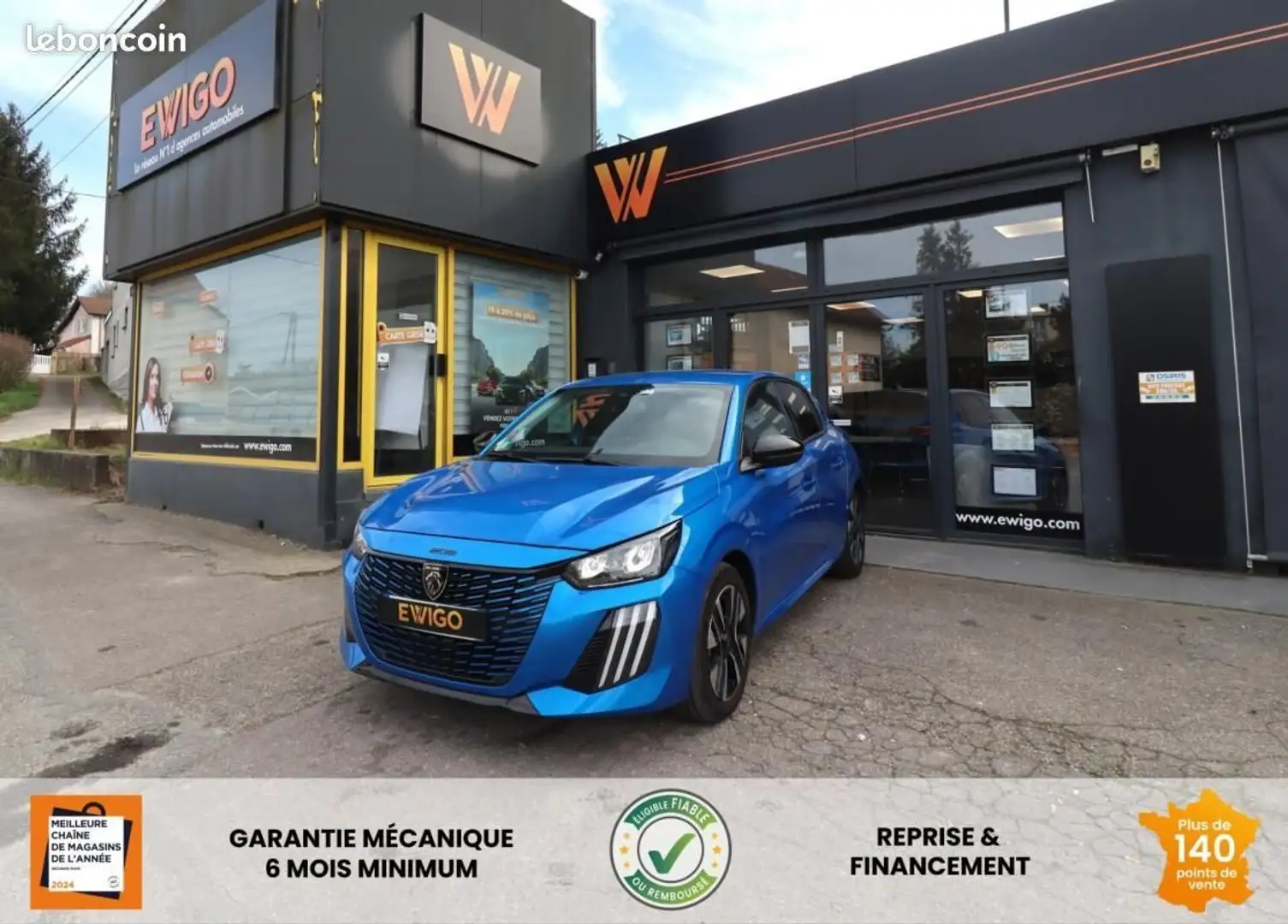 Peugeot 208 GENERATION-II 1.2 100 CH HYBRID ALLURE E-DCS6 BVA  Bleu - 1