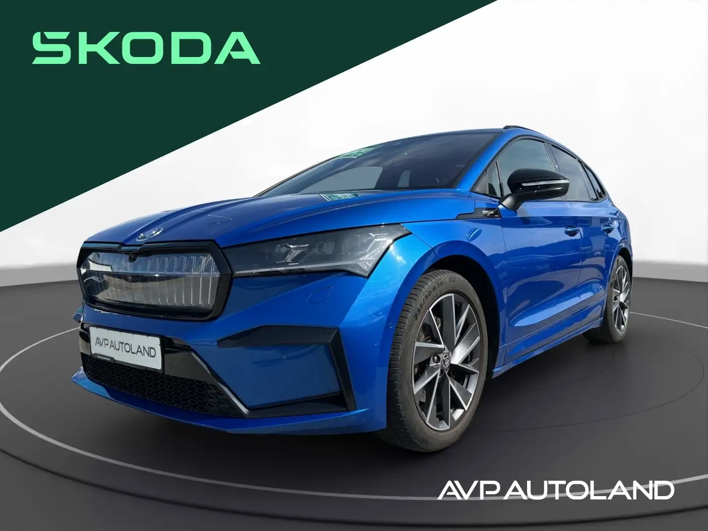 Skoda Enyaq iV 80x SPORTLINE | AHK | NAVI | ACC | Blau - 1