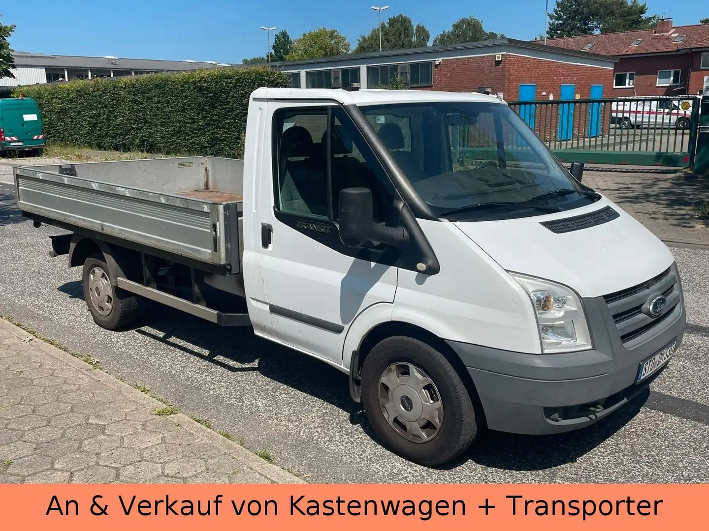 Ford Transit Pritsche 2.4 FT 350M L2 *TÜV NEU*1.HAND Weiß - 1