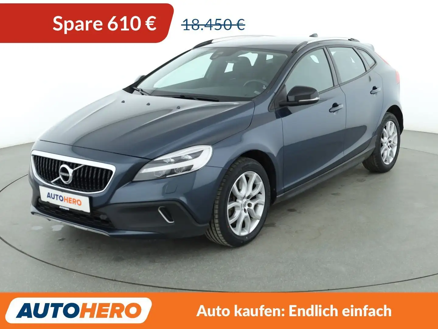 Volvo V40 Cross Country 1.5 Plus Aut.*NAVI*TEMPO*PDC*SHZ* Blau - 1