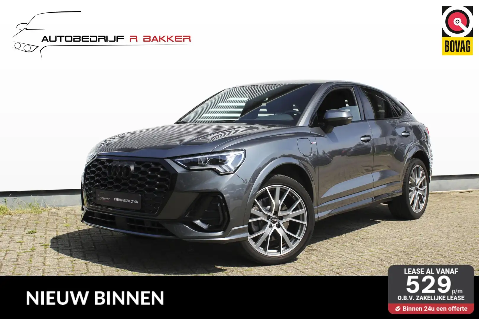 Audi Q3 Sportback 45 TFSI e S Edition // 3X S-Line - Plat Grijs - 1