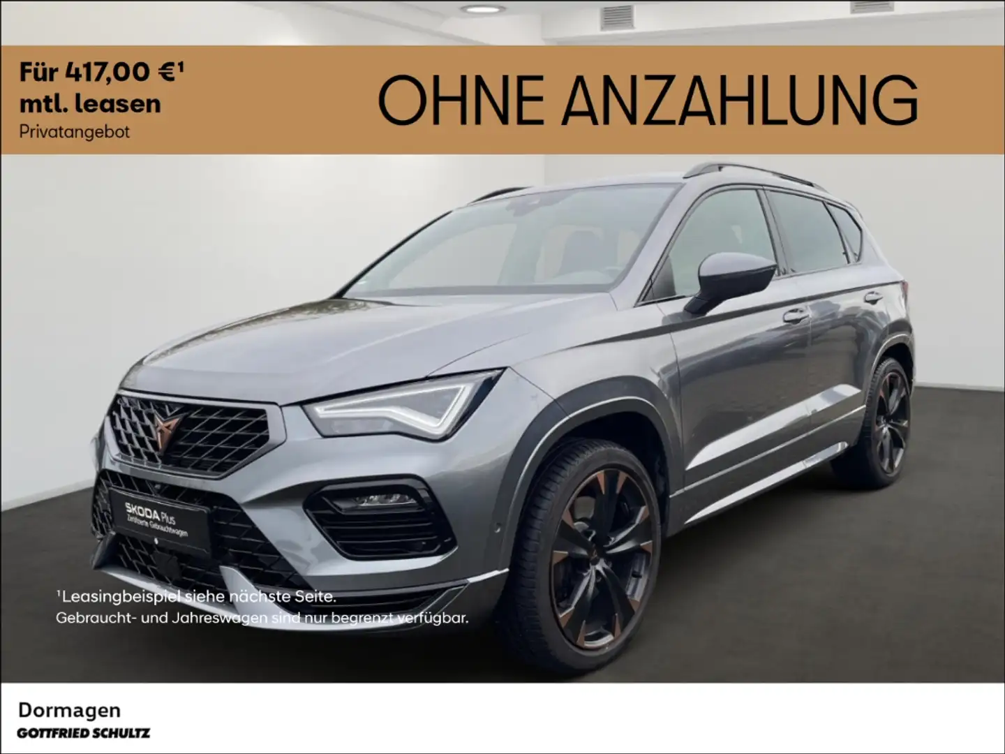 CUPRA Ateca VZ 2.0 TSI 4Drive AKRAPOVIC AHK NAVI Grijs - 1