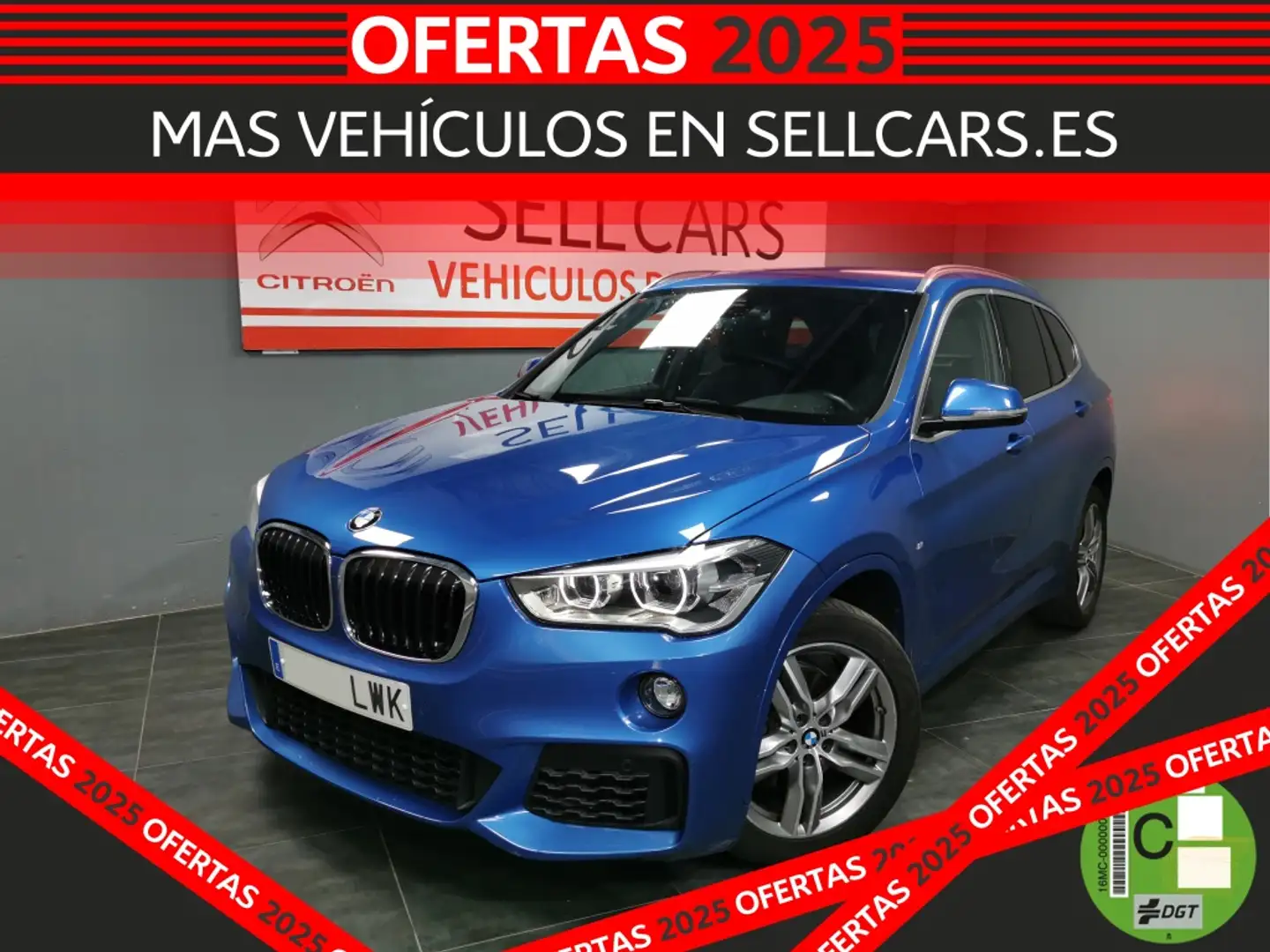 BMW X1 sDrive 18iA Bleu - 1