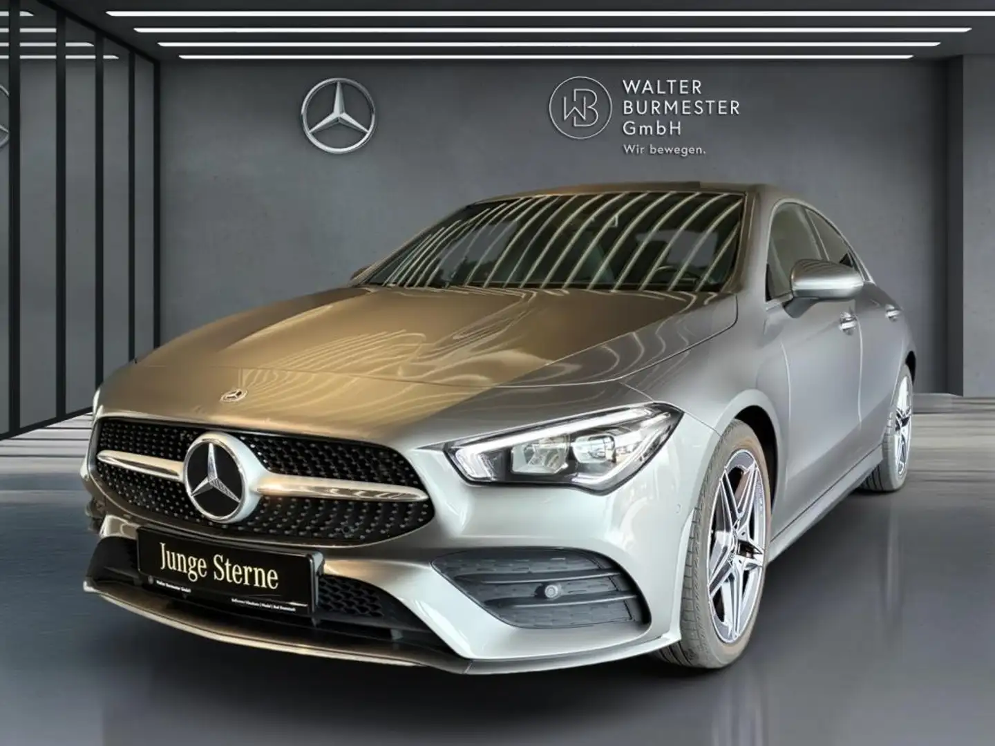 Mercedes-Benz CLA 200 Coupé +AMG+MBUX+KAMERA+Ambiente+SHZ+AUT Szary - 2