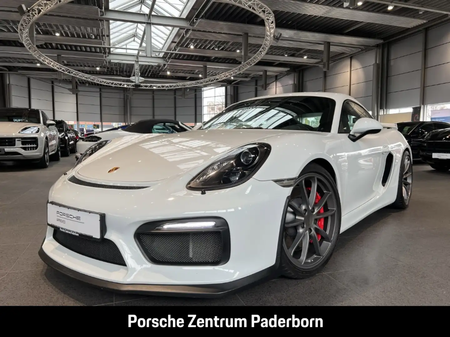 Porsche Cayman GT4 Erstbesitz Chrono PASM Sportabgas Blanc - 1