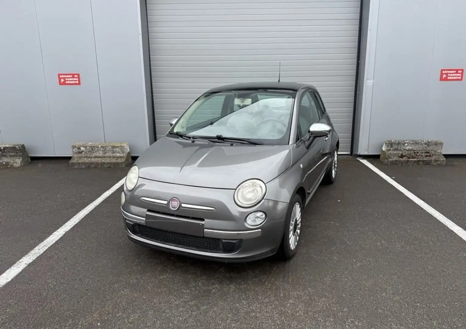 Fiat 500 500 1.2i AUTOMATIQUE - AIRCO Gris - 1