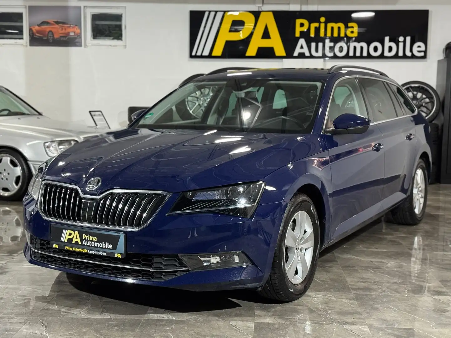 Skoda Superb 2.0 TDI Combi Ambition DSG Kamera ACC SHZ Bleu - 1