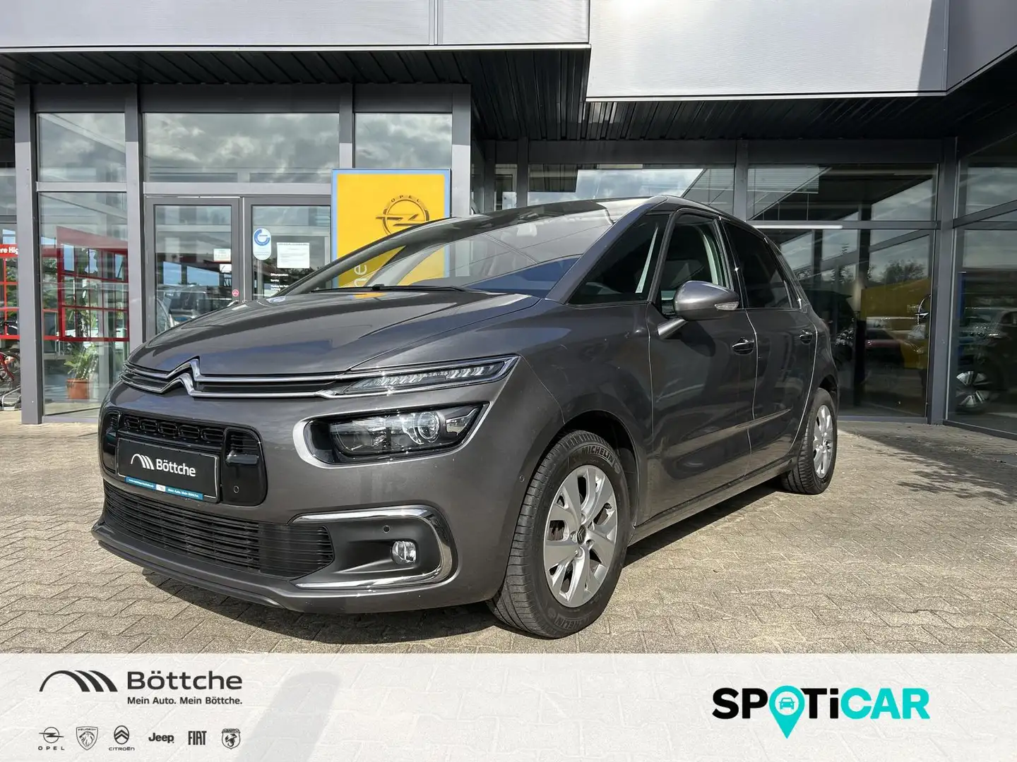 Citroen C4 Selection 1.6 Blue-HDI/AT/KAMERA/NAVI/SHZ/AHK/PANO Gris - 1
