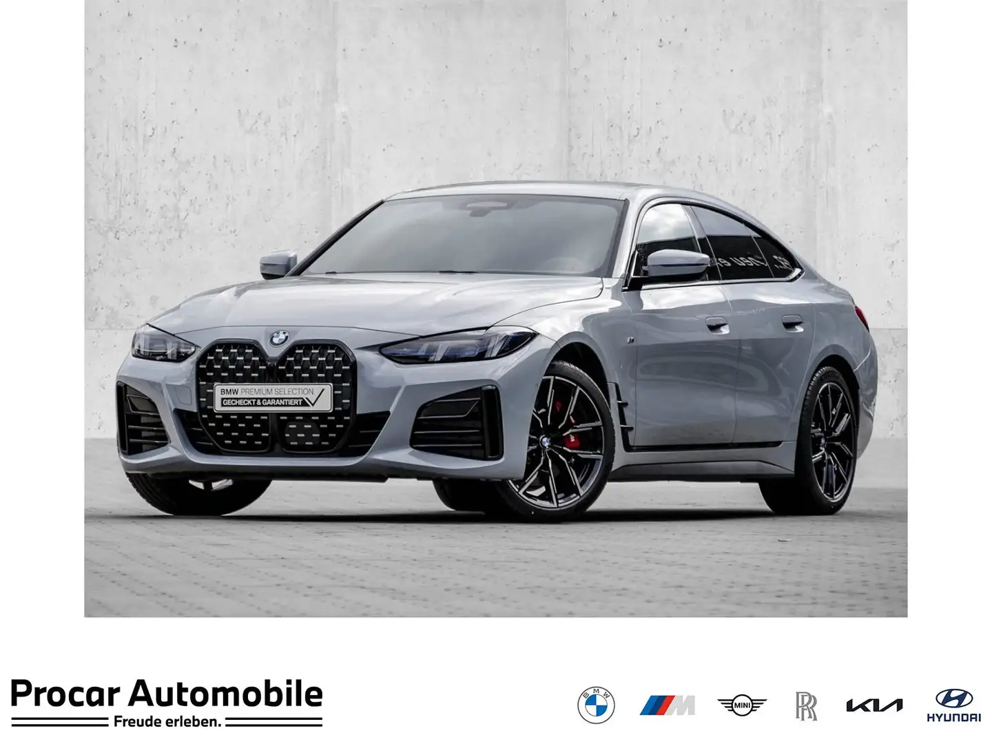 BMW 420 d xDrive M Sport Pro HUD AHK RFK NAVI LED DAB Grau - 1