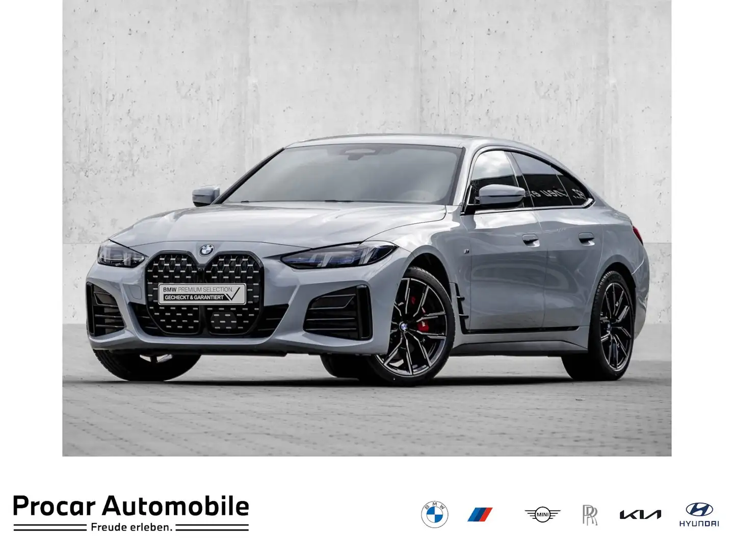 BMW 420 d xDrive M Sport Pro CC AHK RFK NAVI LED DAB Gris - 1