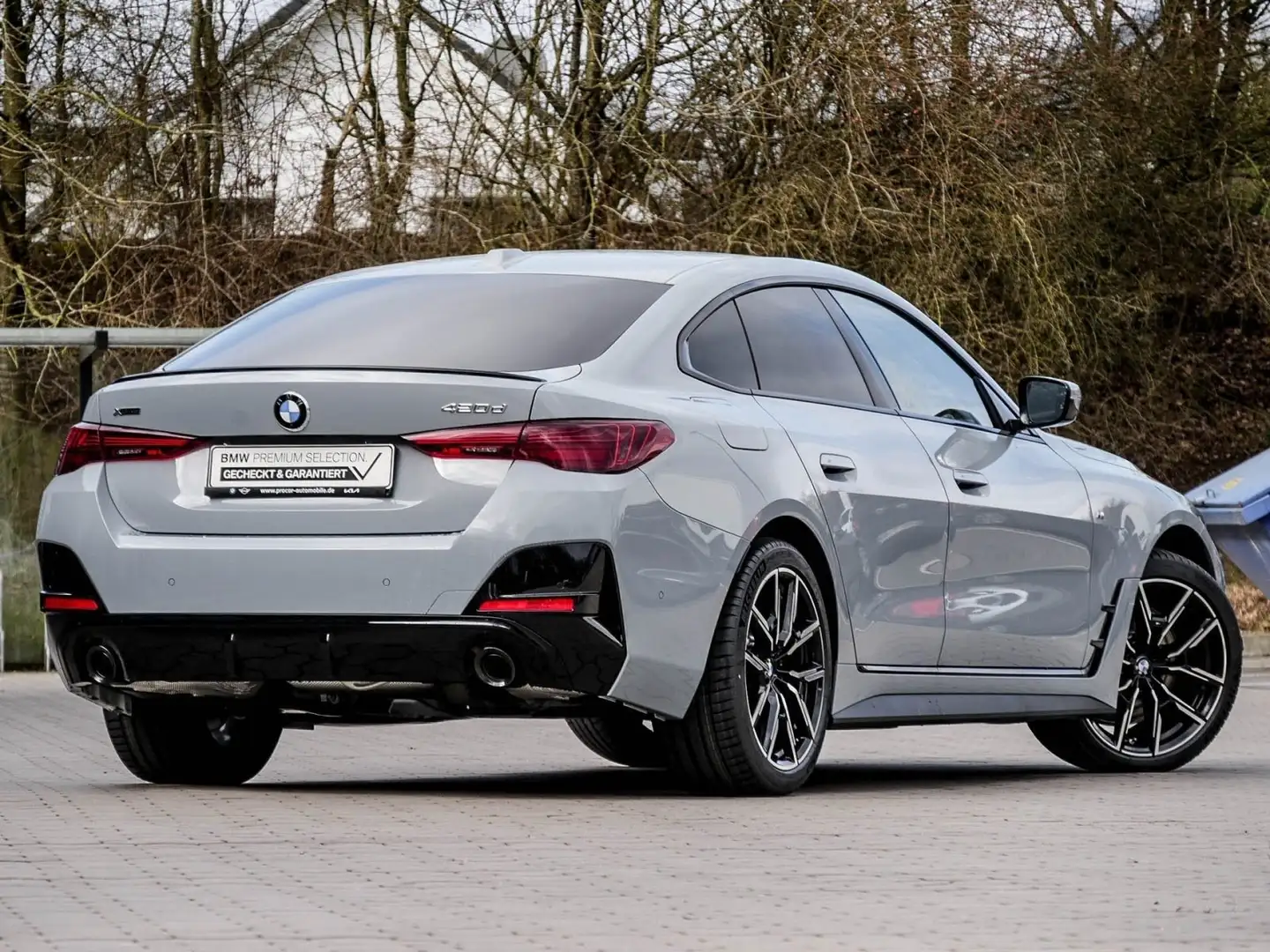 BMW 420 d xDrive M Sport Pro CC AHK RFK NAVI LED DAB Gris - 2