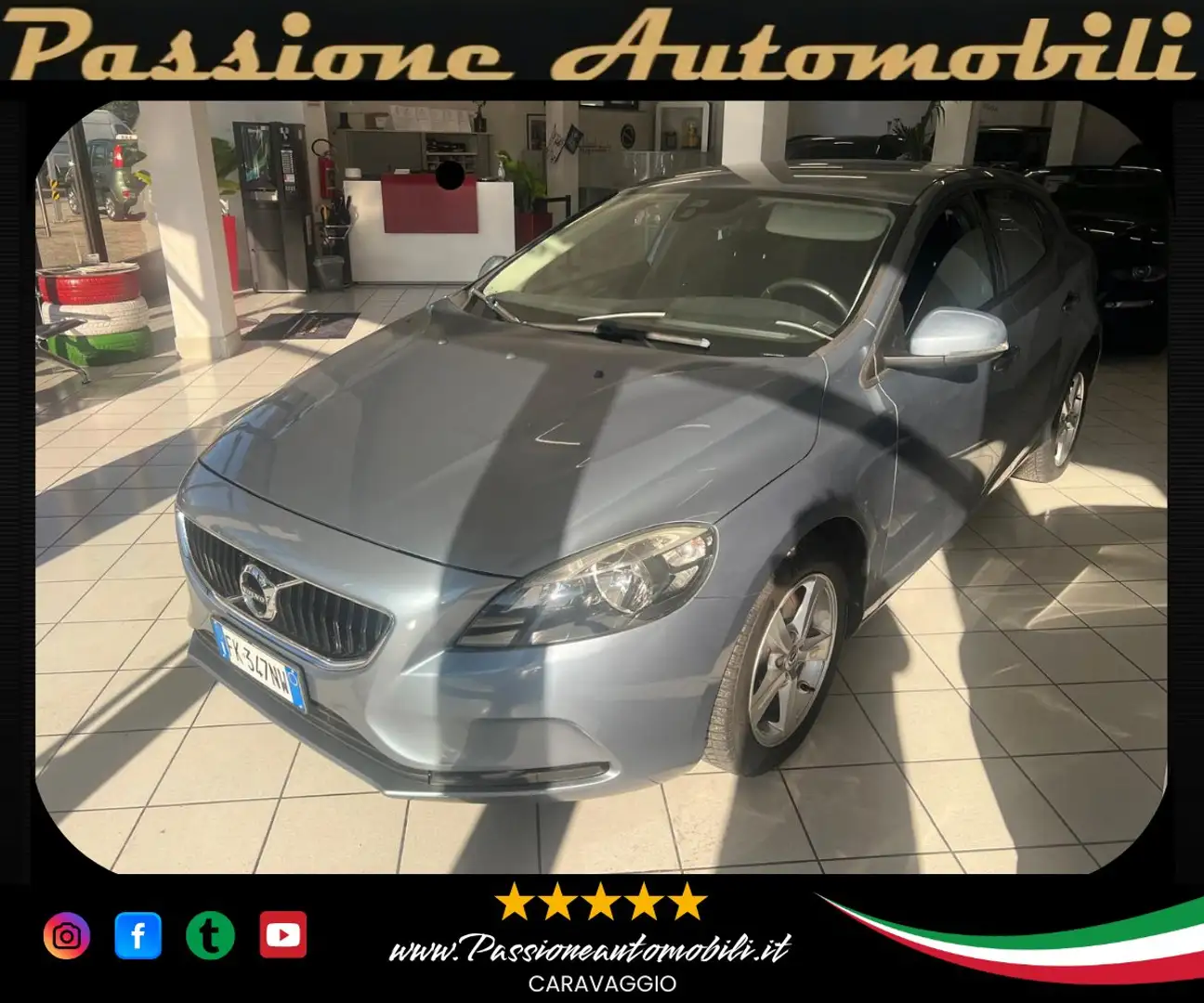 Volvo V40 Volvo V40 D2 BUSINESS 2.0D 120CV + EURO6 Bleu - 1