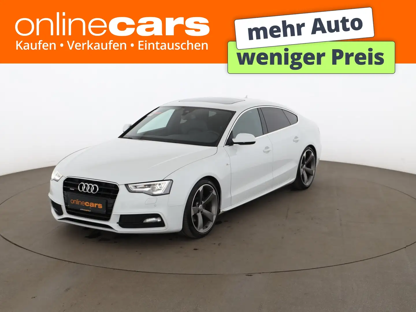 Audi A5 SB 2.0 TDI quattro Aut XENON SKY LEDER SITZHZG Weiß - 1