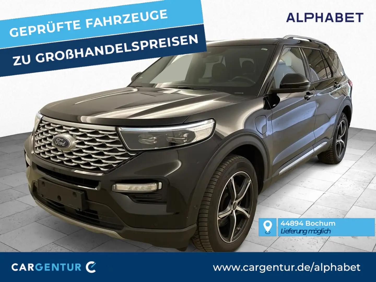 Ford Explorer 3.0 EcoBoost Plug-in-Hybrid Platinum 7-Sitze S-Dac Noir - 1