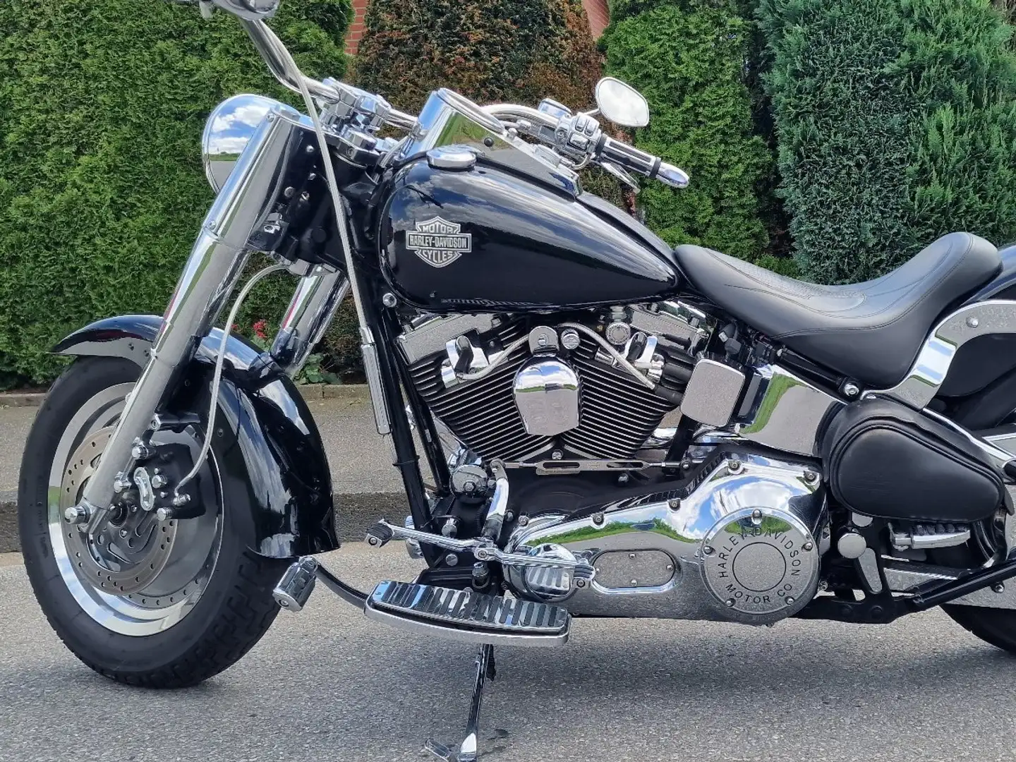 Harley-Davidson Fat Boy Stage 1 Tuning / ausgechromt Zwart - 1