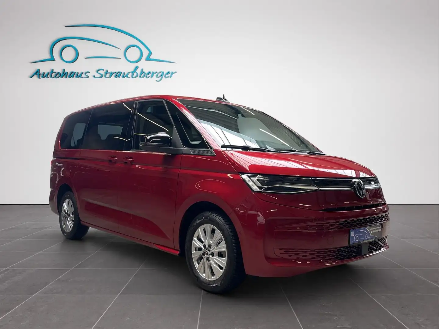 Volkswagen T7 Multivan TDI LR Life 6-S IQ AHK Pano ACC Roşu - 2