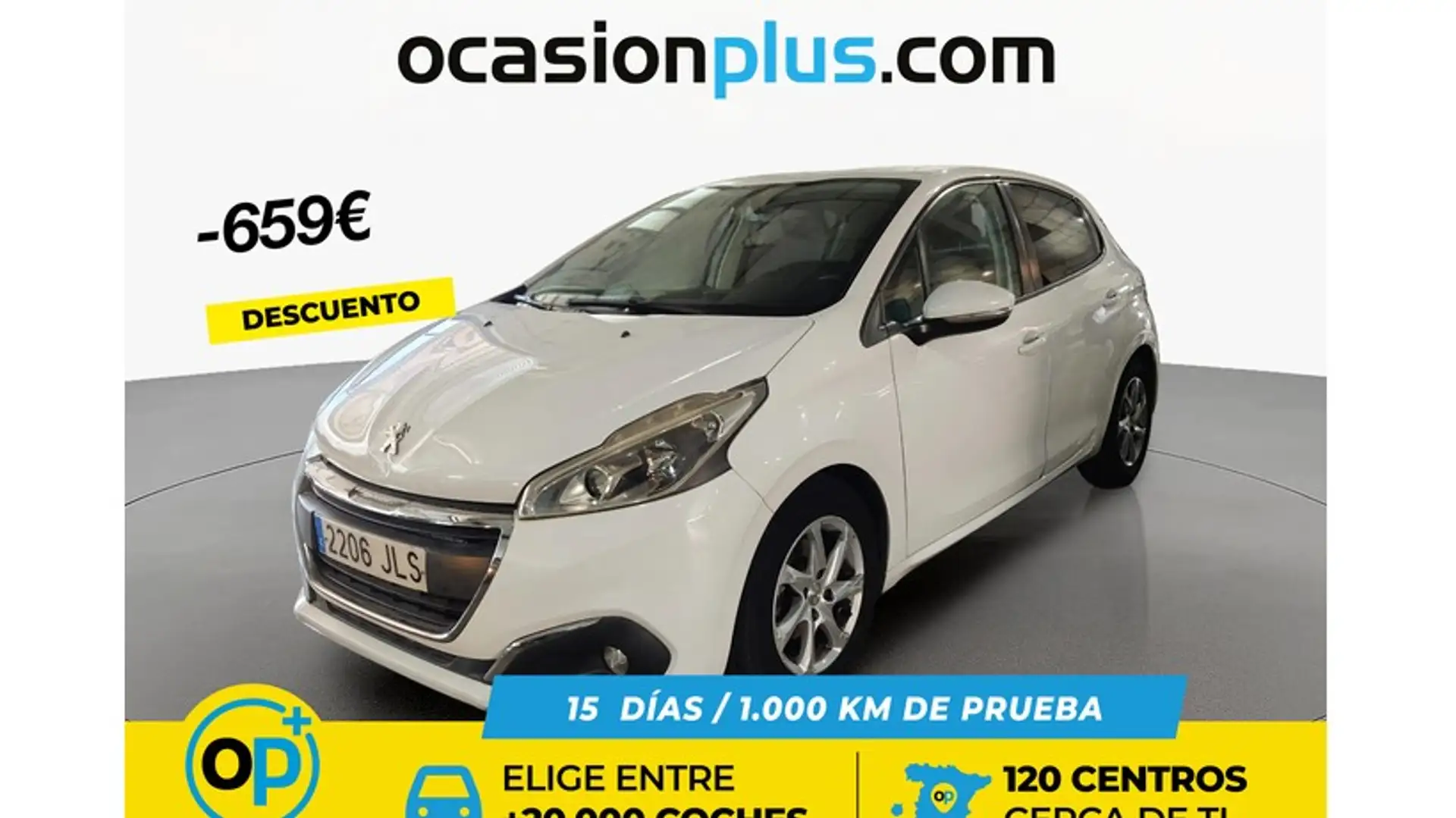 Peugeot 208 1.6 BlueHDi Active 75 Blanco - 1