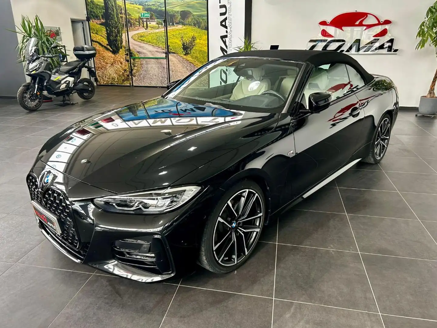 BMW 420 d 48V Cabrio Msport Nero - 1