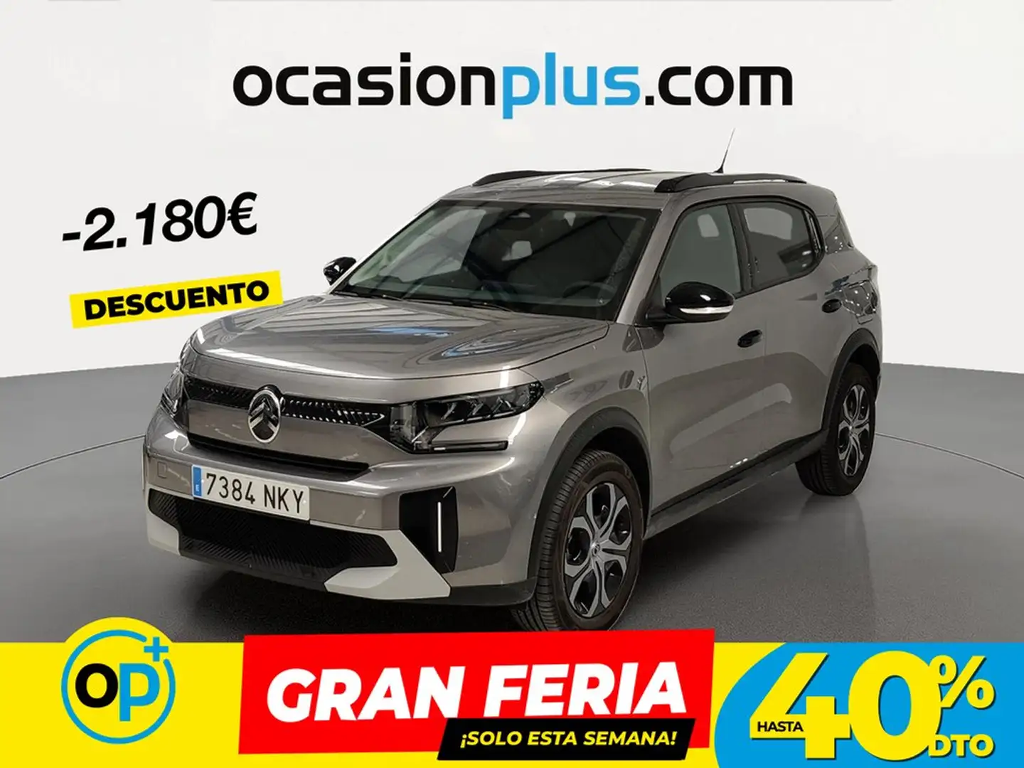 Citroen C3 Aircross Hybrid You + Pack Plus e-DCS6 136 Gris - 1