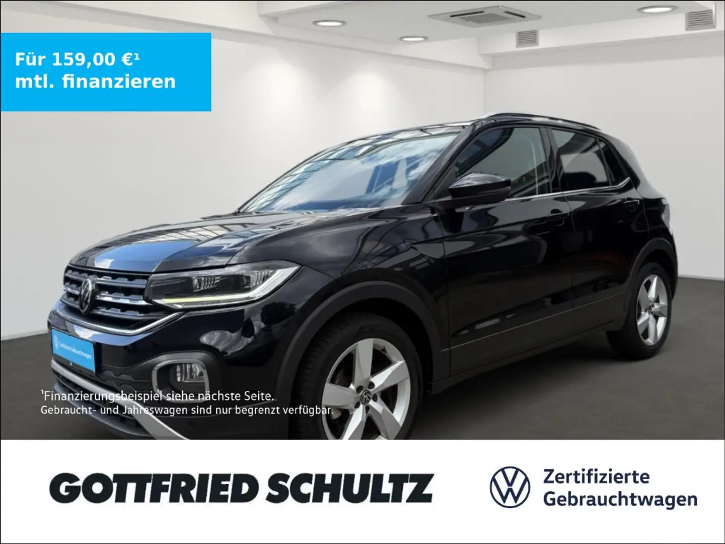 Volkswagen T-Cross 1.0 TSI LED SHZ EPH APP-CONNECT Style Zwart - 1
